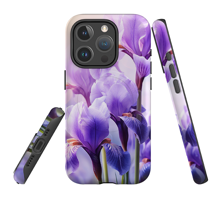 iPhone MagSafe Tough Case -  Mauve Floral II