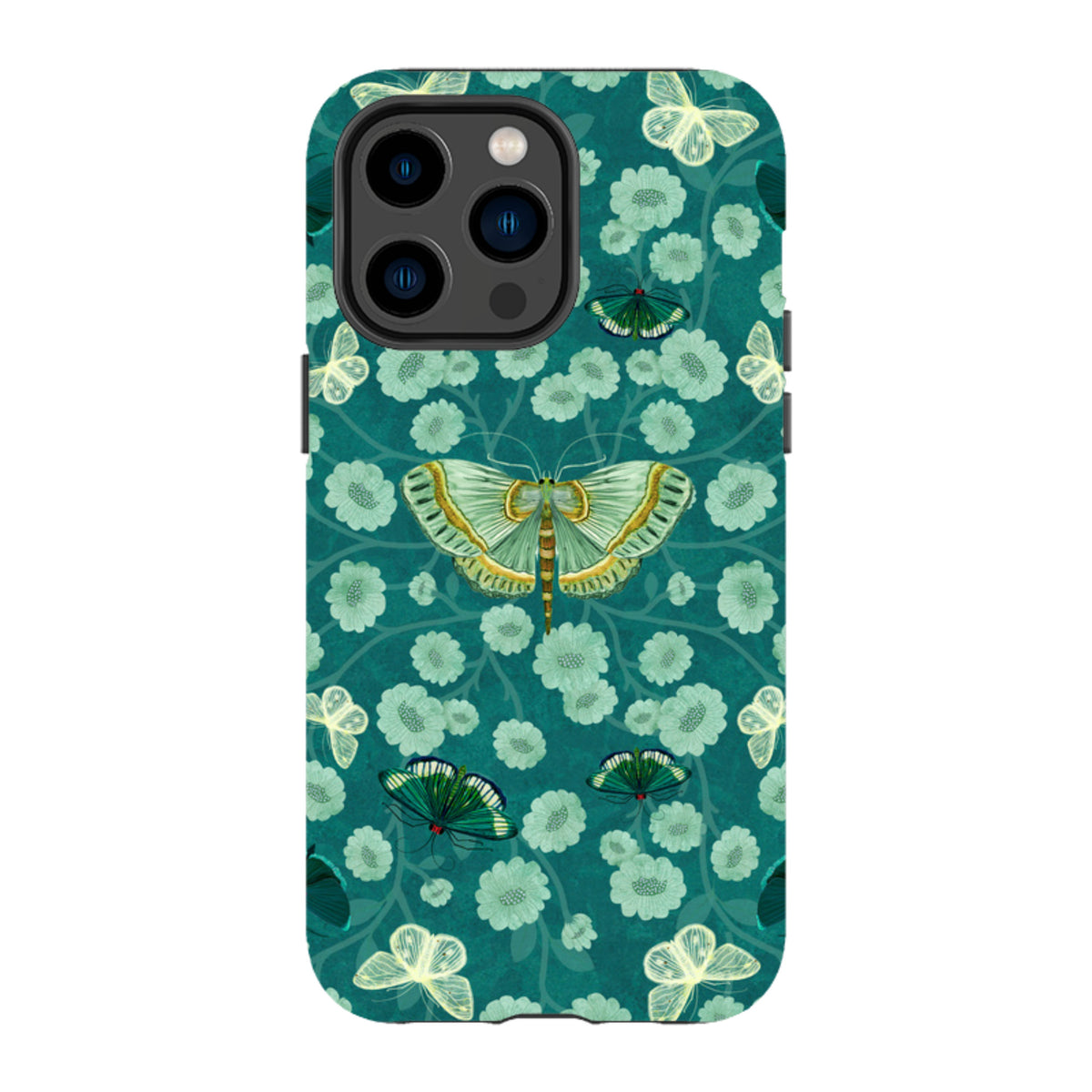 iPhone MagSafe Tough Case - Medium Moth 2 By Katherine Quinn