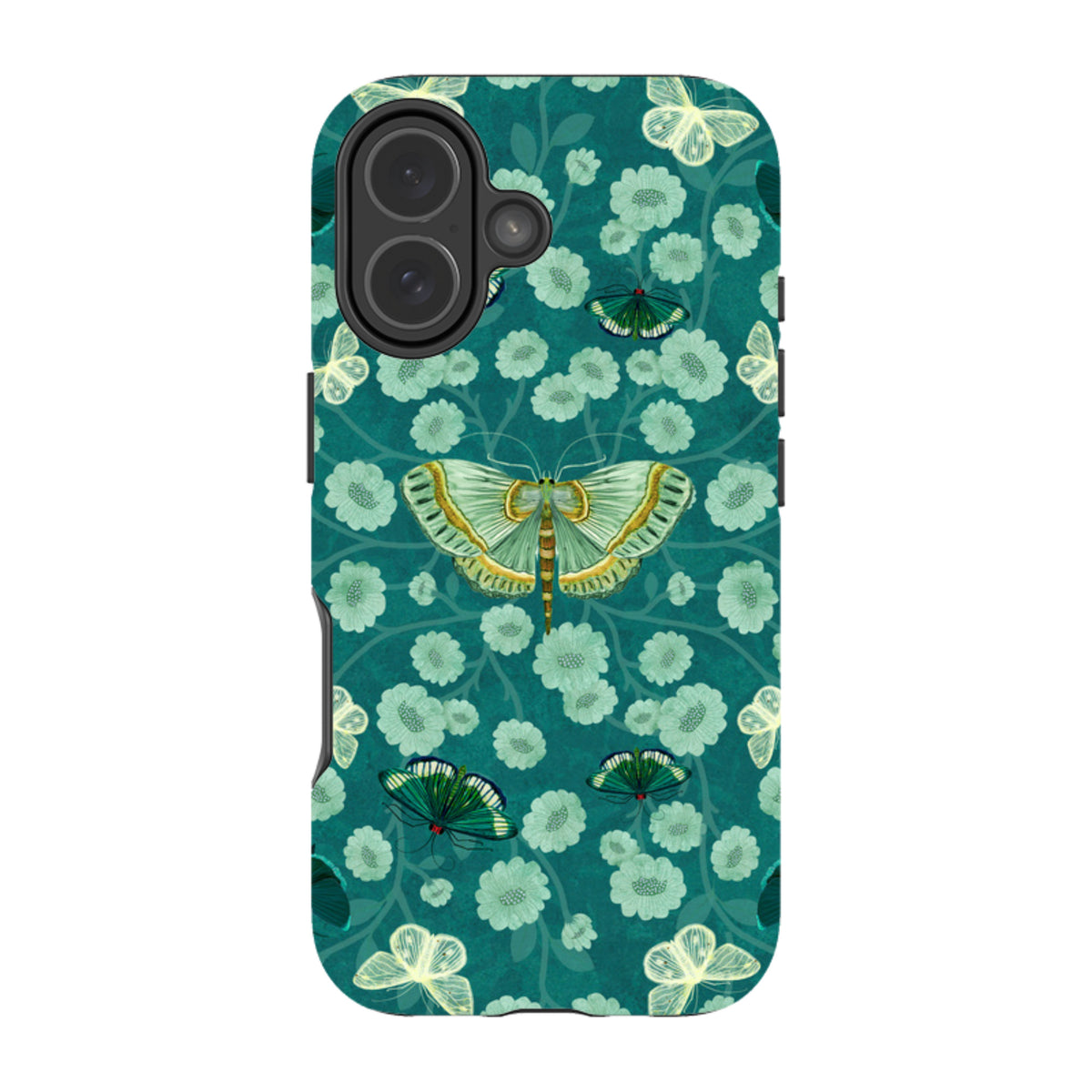 iPhone MagSafe Tough Case - Medium Moth 2 By Katherine Quinn