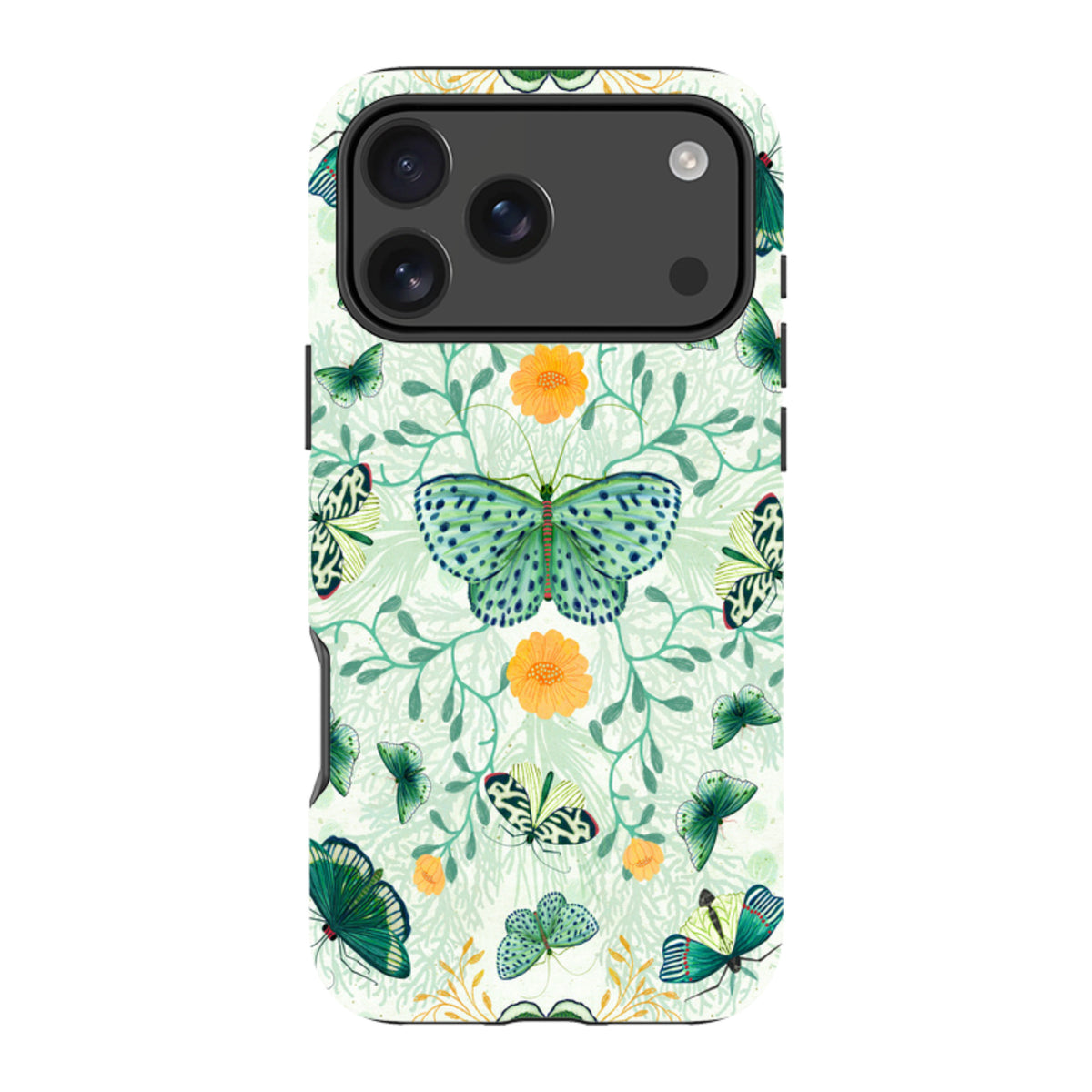 iPhone MagSafe Tough Case - Medium Moths 1 By Katherine Quinn