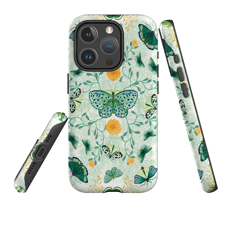 iPhone MagSafe Tough Case - Medium Moths 1 By Katherine Quinn