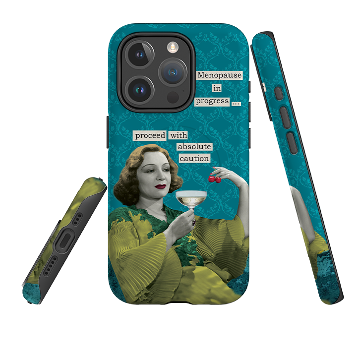 iPhone MagSafe Tough Case - Menopause In Progress By Clare Jordan