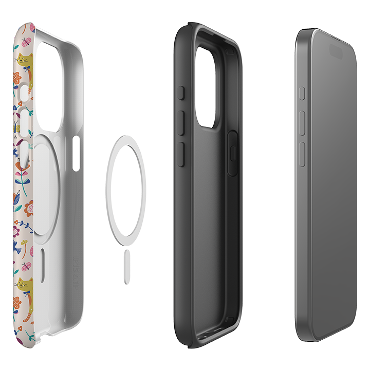 iPhone MagSafe Tough Case -  Meow By Ali Brookes