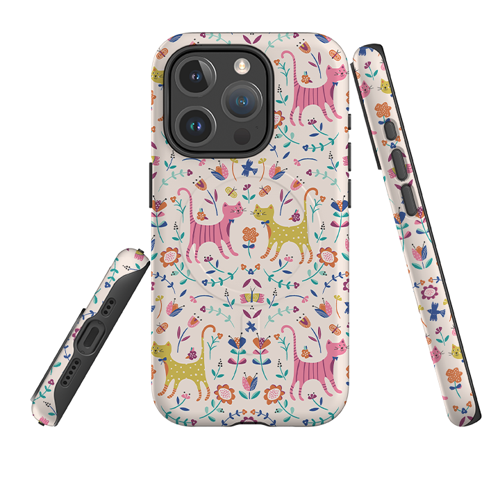 iPhone MagSafe Tough Case -  Meow By Ali Brookes