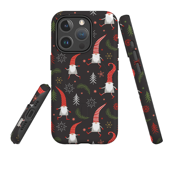 iPhone MagSafe Tough Case - Merry Xmas Pattern