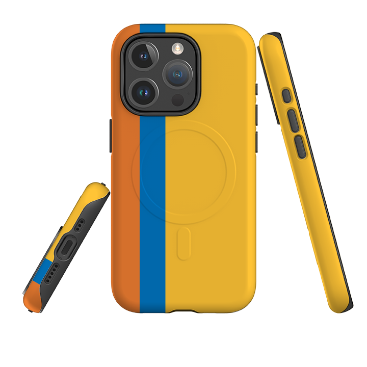 iPhone MagSafe Tough Case - Miami Chroma Stripe