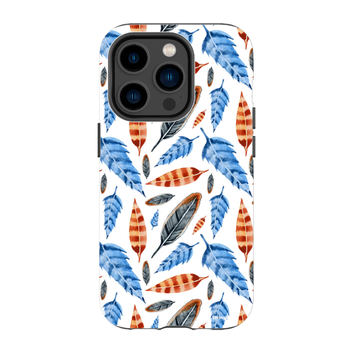 iPhone MagSafe Tough Case - Multi Feathers