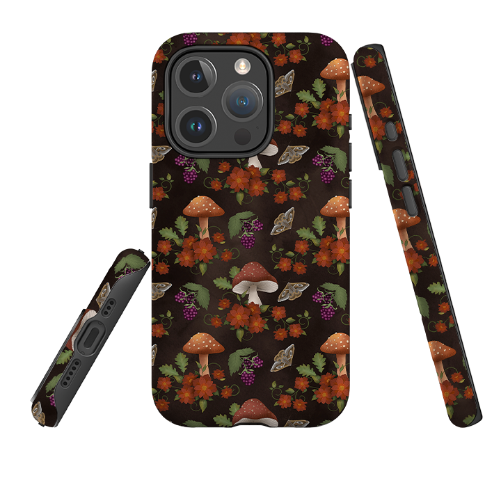 iPhone MagSafe Tough Case -  Mushroom Floral