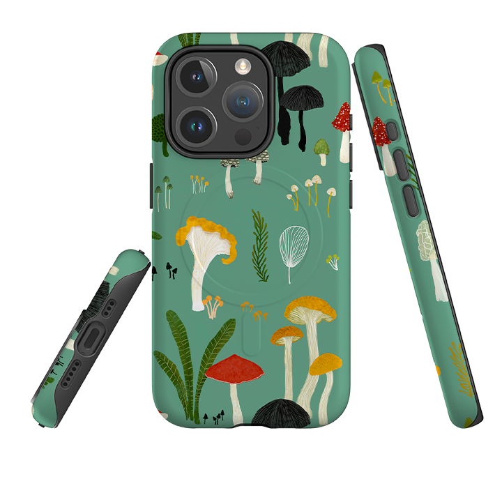 iPhone MagSafe Tough Case – Pilzmuster von Katherine Quinn