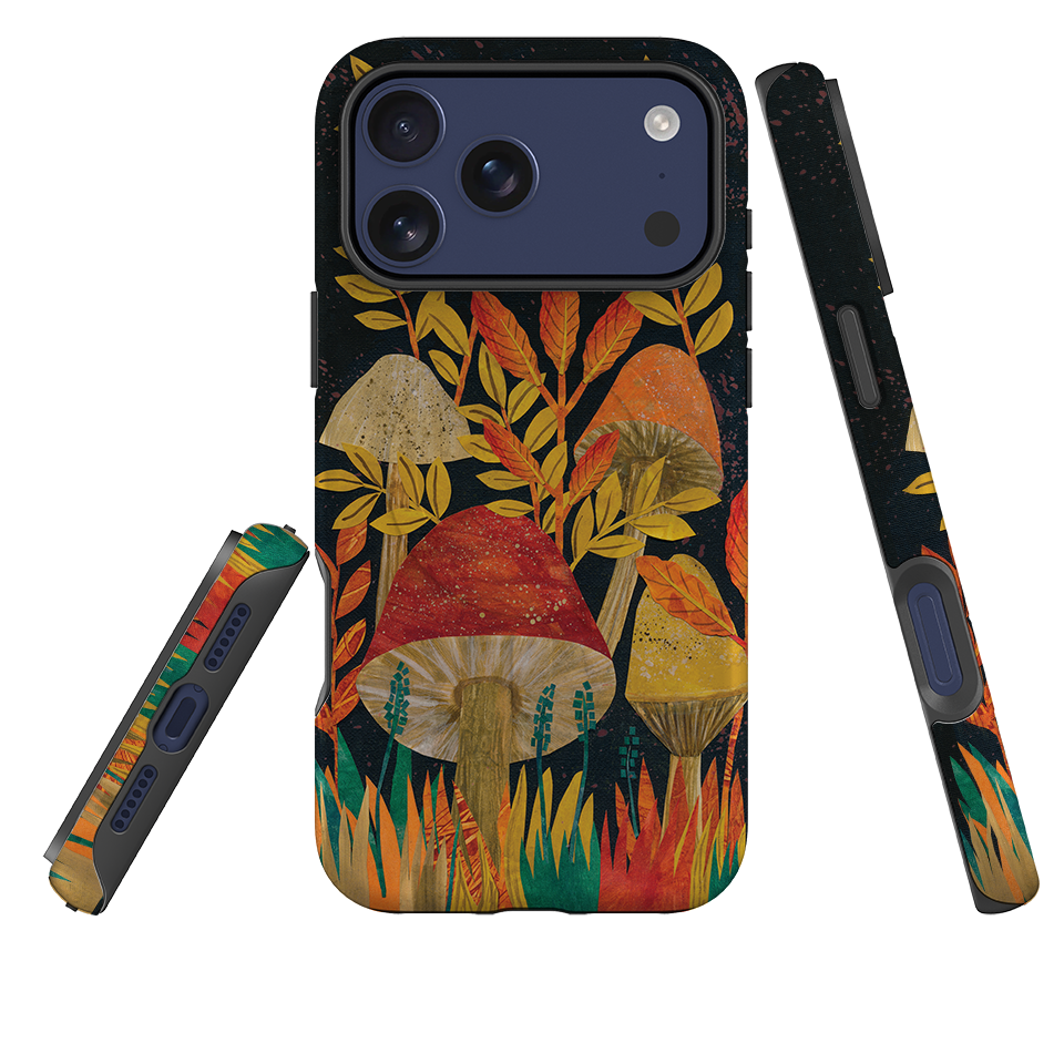 iPhone MagSafe Tough Case - Mushrooms By Tracey English