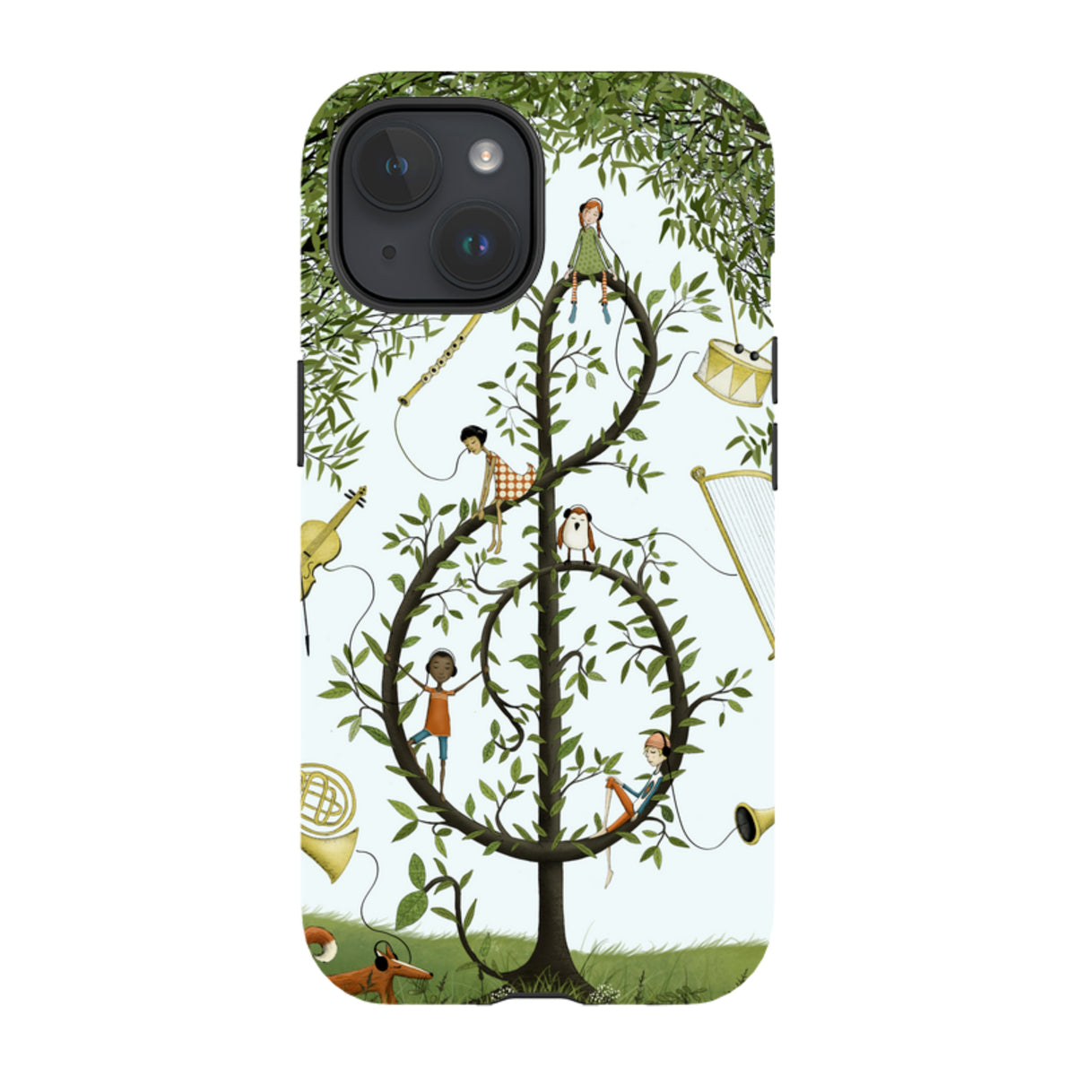 iPhone MagSafe Tough Case - Music Tree By Maja Lindberg