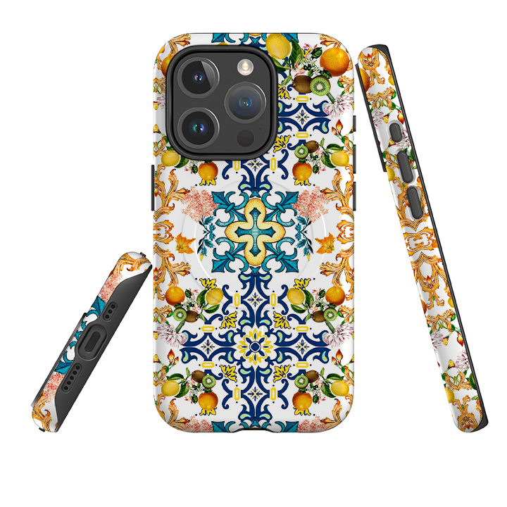 iPhone MagSafe Tough Case - Naples Pattern