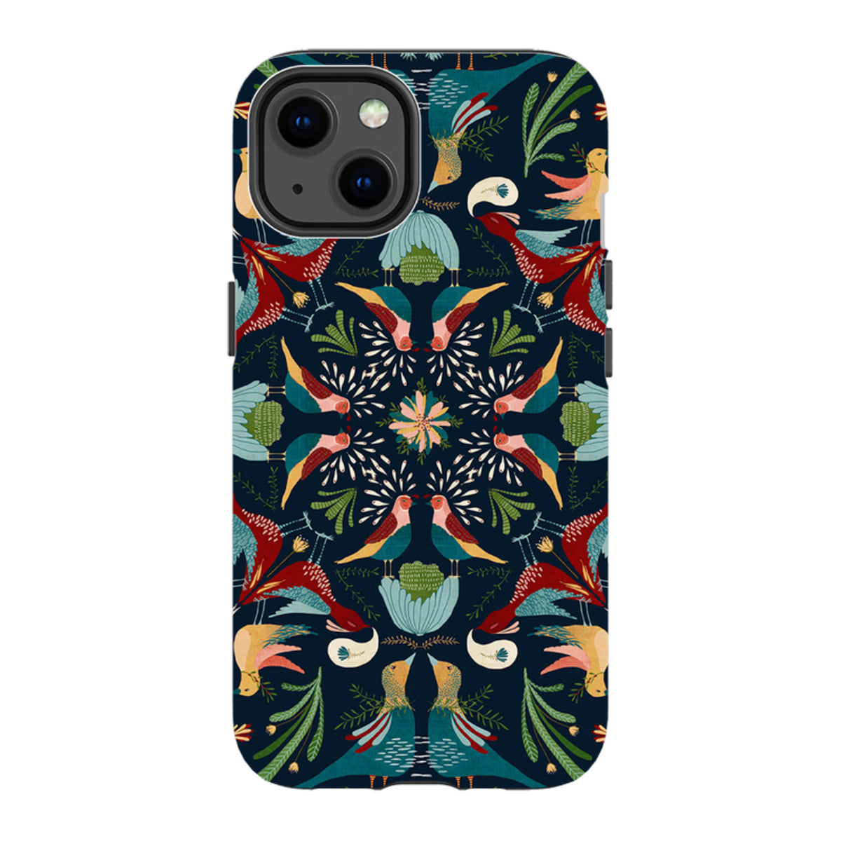 iPhone MagSafe Tough Case - Navy Hanky By Katherine Quinn