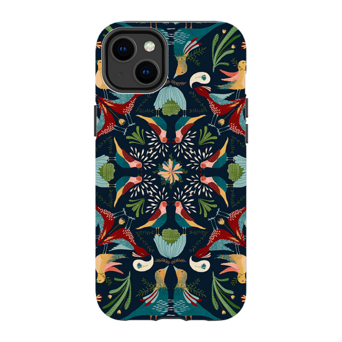 iPhone MagSafe Tough Case - Navy Hanky By Katherine Quinn