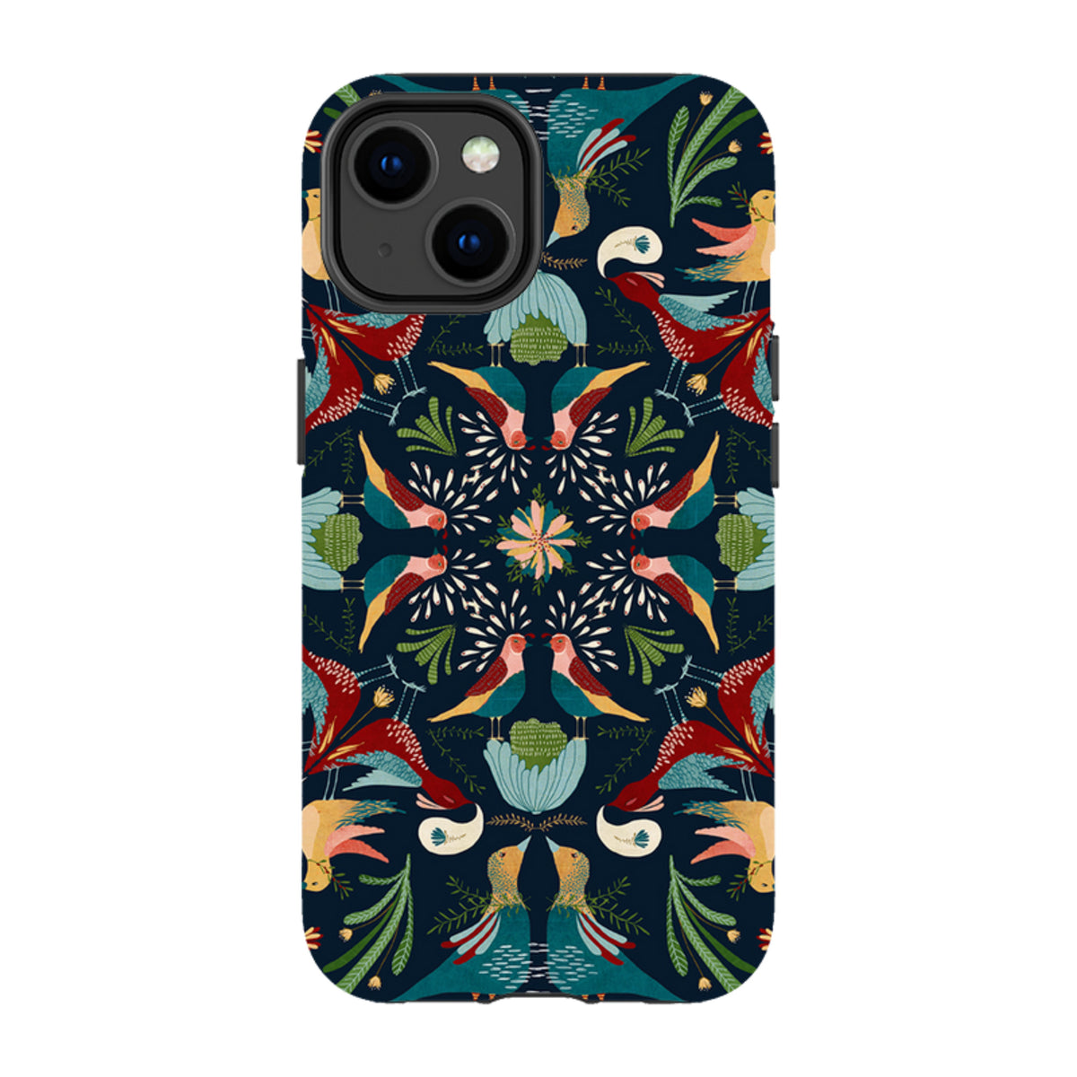 iPhone MagSafe Tough Case - Navy Hanky By Katherine Quinn