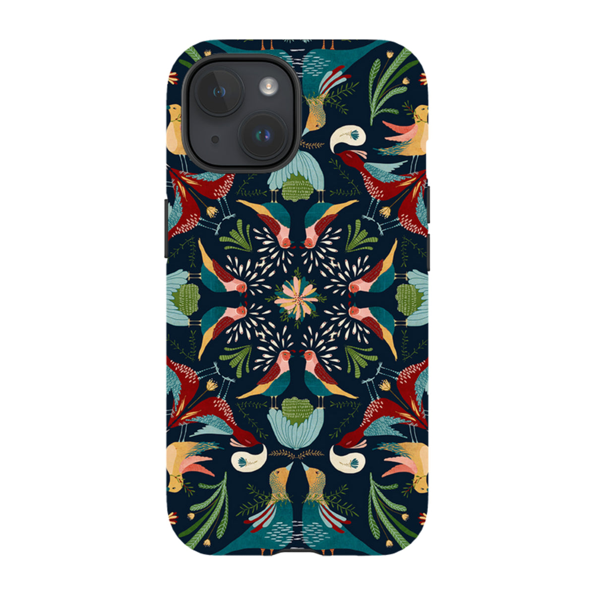 iPhone MagSafe Tough Case - Navy Hanky By Katherine Quinn