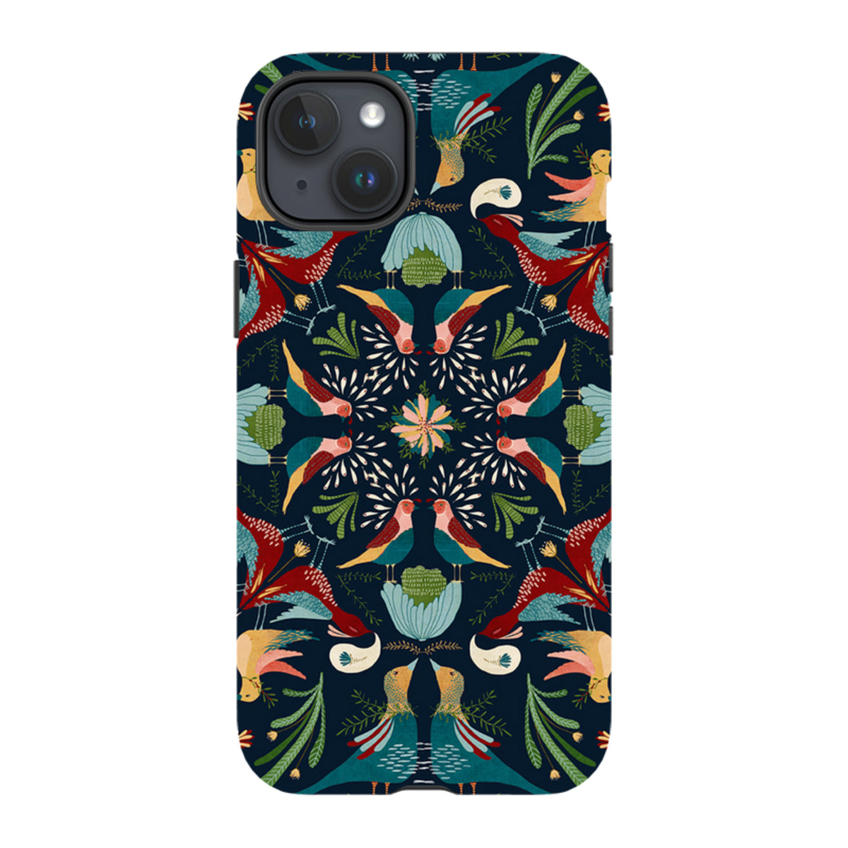iPhone MagSafe Tough Case - Navy Hanky By Katherine Quinn