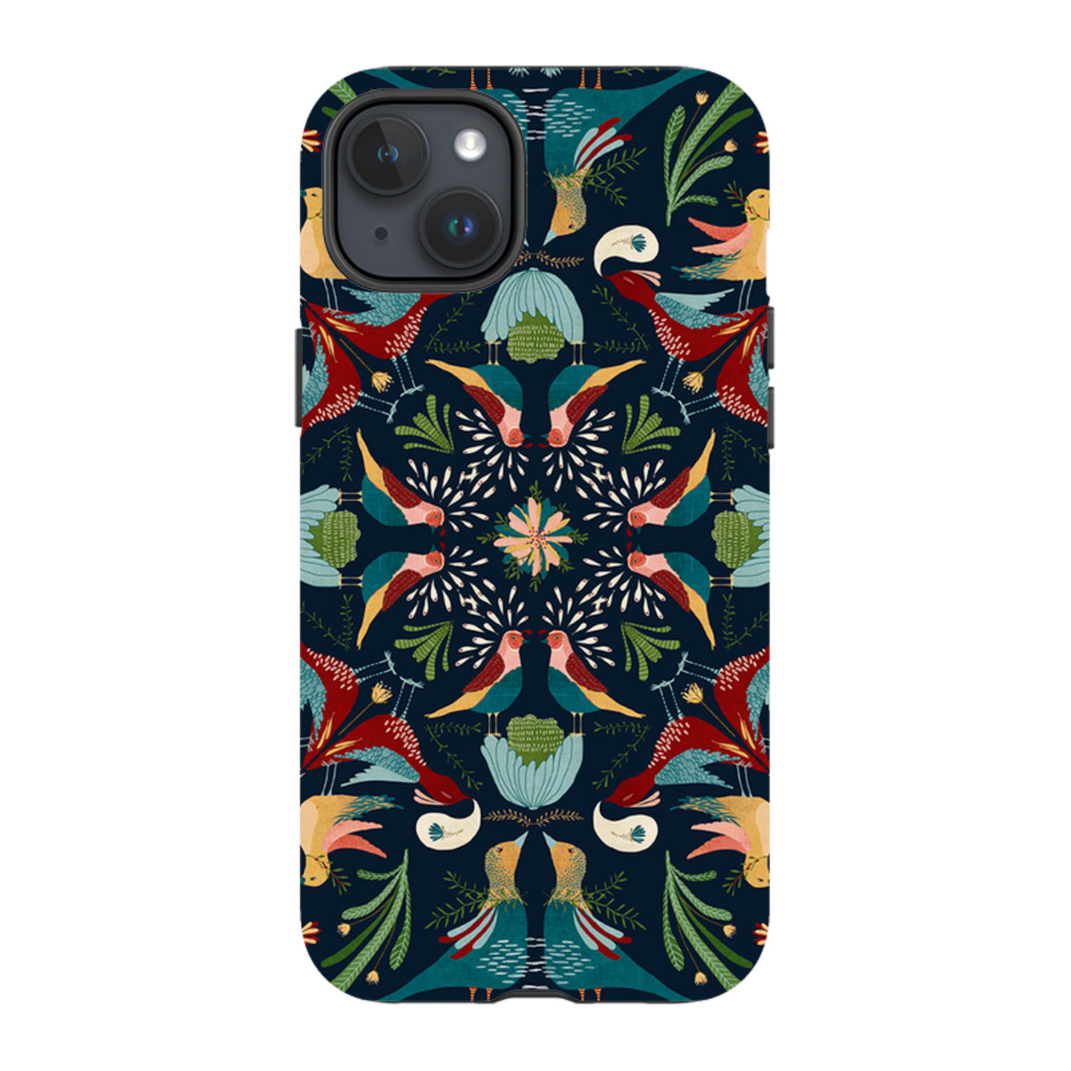 iPhone MagSafe Tough Case - Navy Hanky By Katherine Quinn