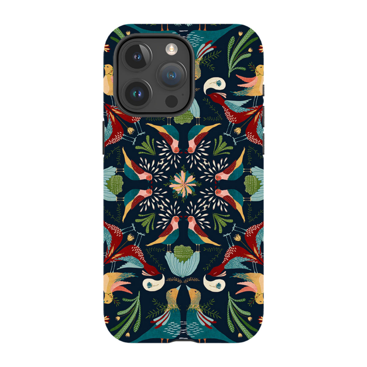 iPhone MagSafe Tough Case - Navy Hanky By Katherine Quinn