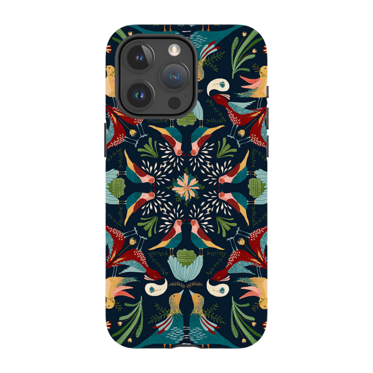 iPhone MagSafe Tough Case - Navy Hanky By Katherine Quinn