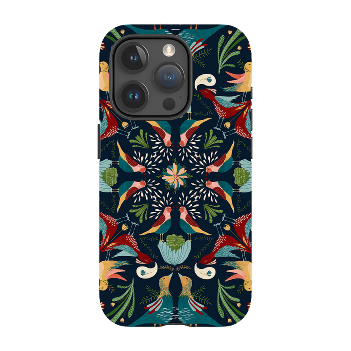 iPhone MagSafe Tough Case - Navy Hanky By Katherine Quinn