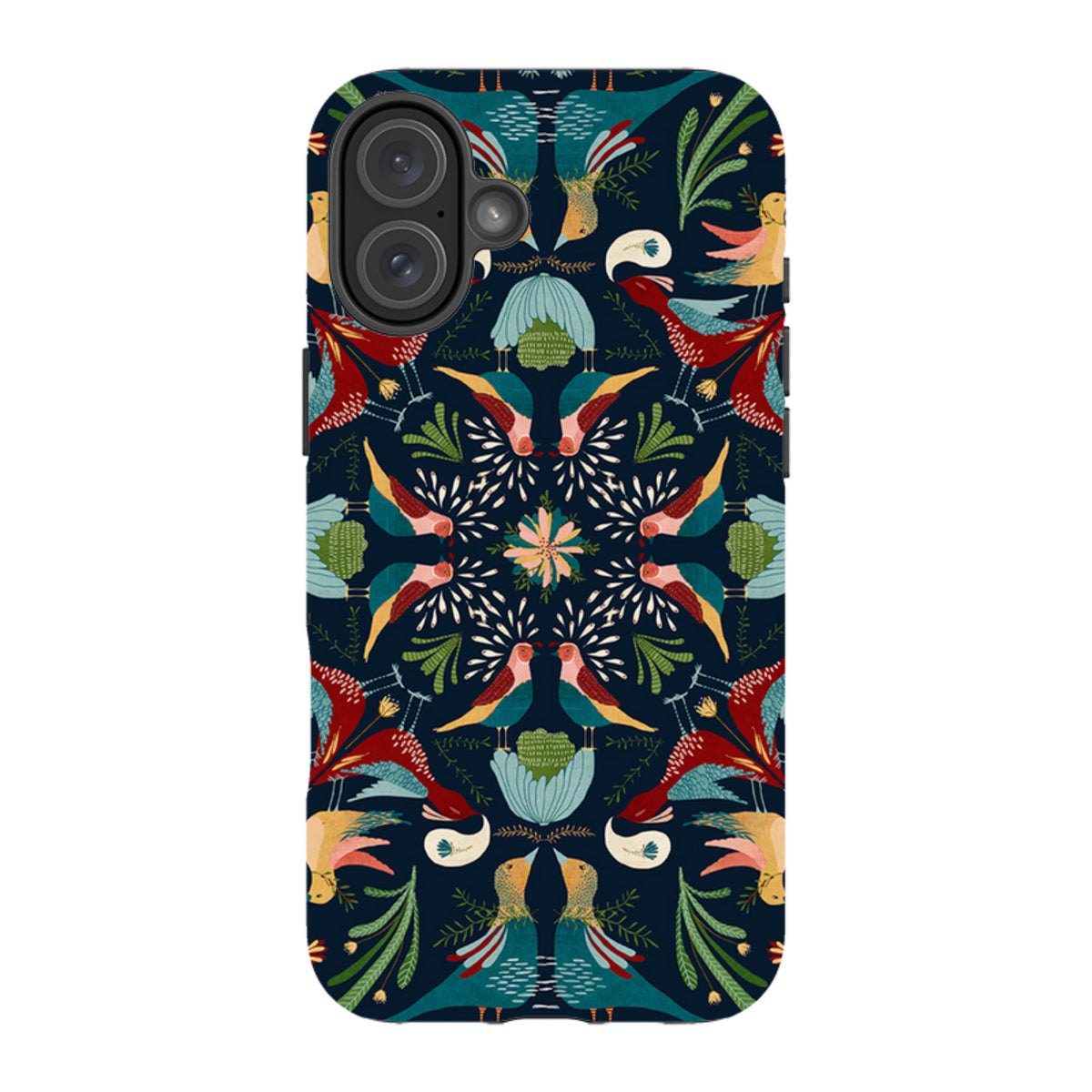 iPhone MagSafe Tough Case - Navy Hanky By Katherine Quinn