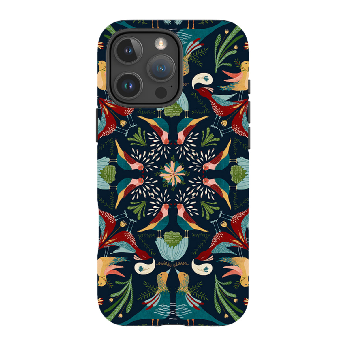 iPhone MagSafe Tough Case - Navy Hanky By Katherine Quinn