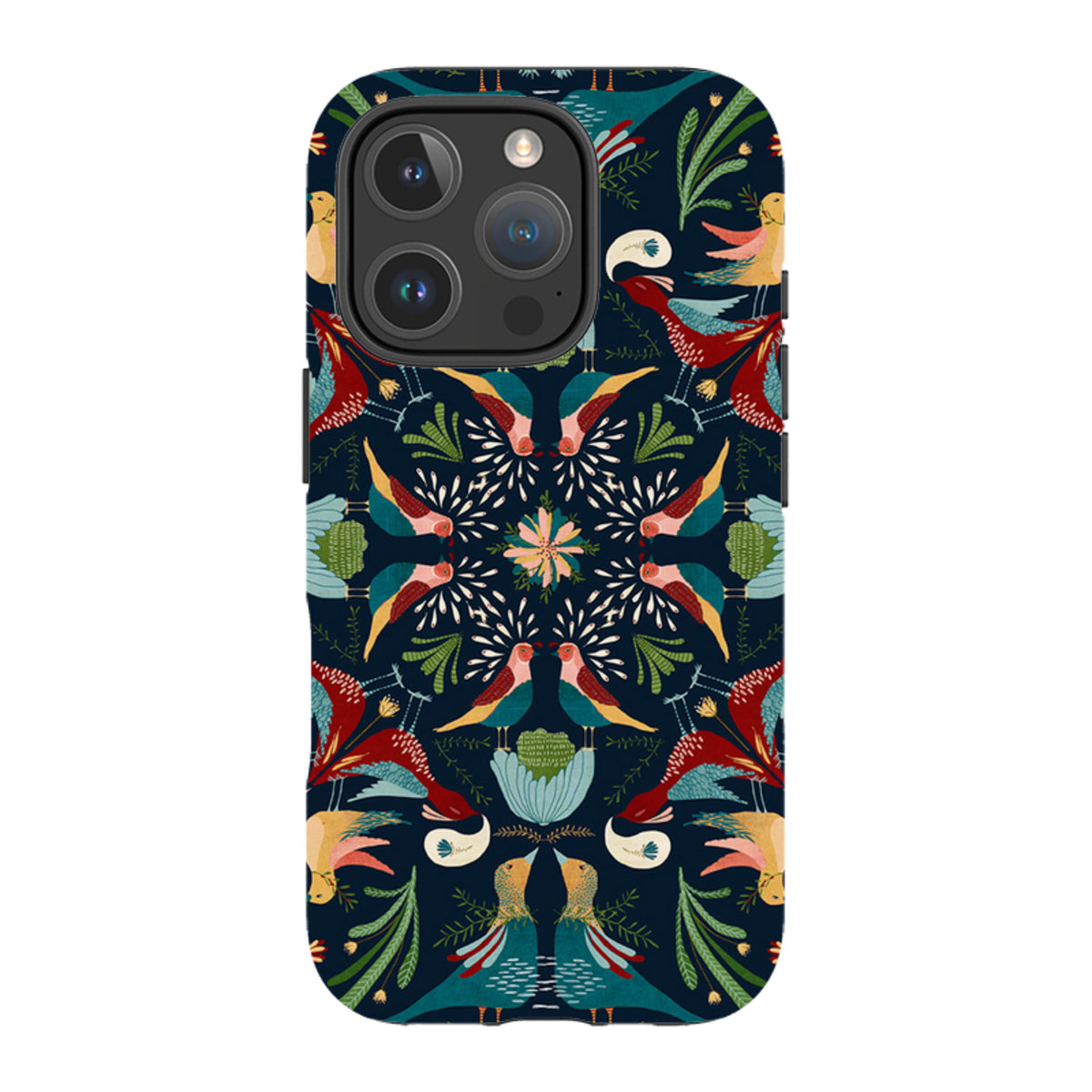 iPhone MagSafe Tough Case - Navy Hanky By Katherine Quinn
