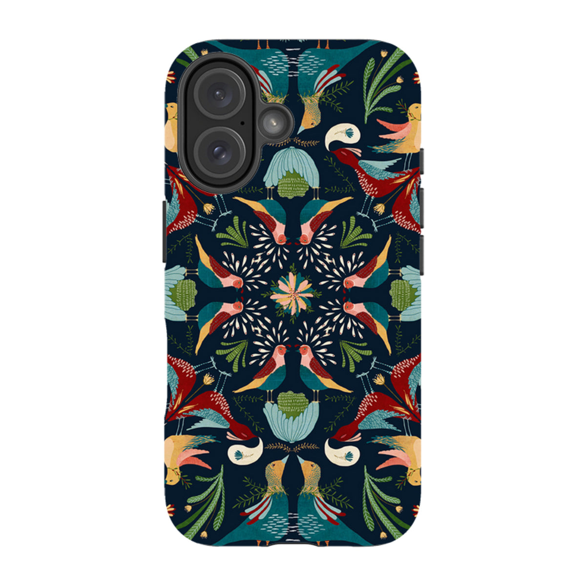 iPhone MagSafe Tough Case - Navy Hanky By Katherine Quinn
