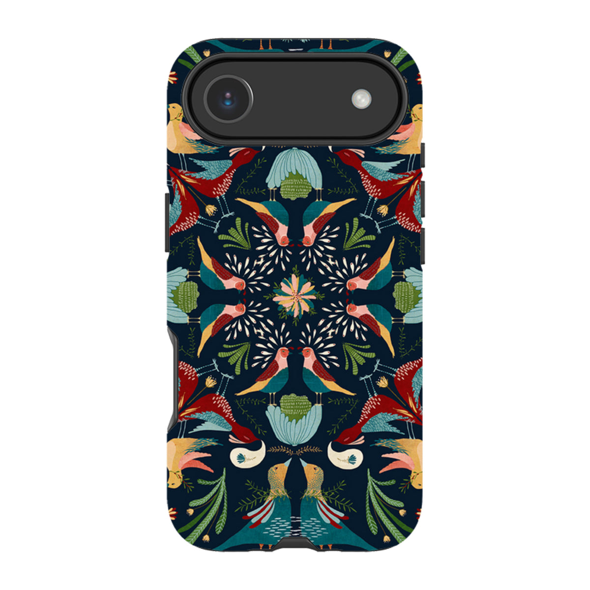 iPhone MagSafe Tough Case - Navy Hanky By Katherine Quinn