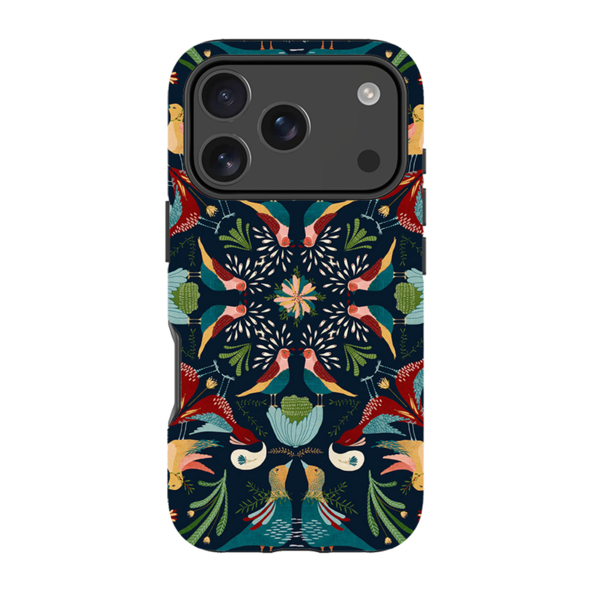 iPhone MagSafe Tough Case - Navy Hanky By Katherine Quinn