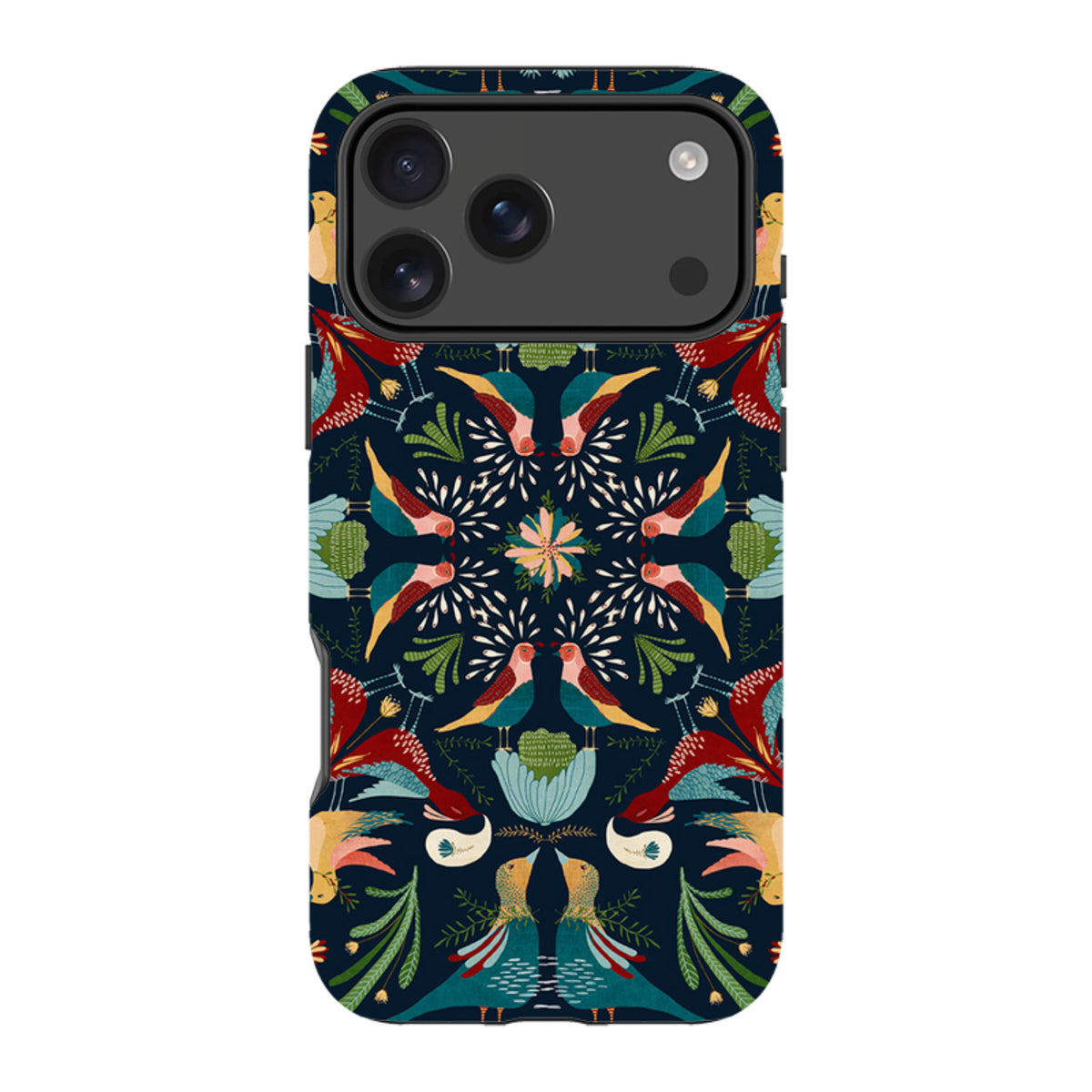 iPhone MagSafe Tough Case - Navy Hanky By Katherine Quinn