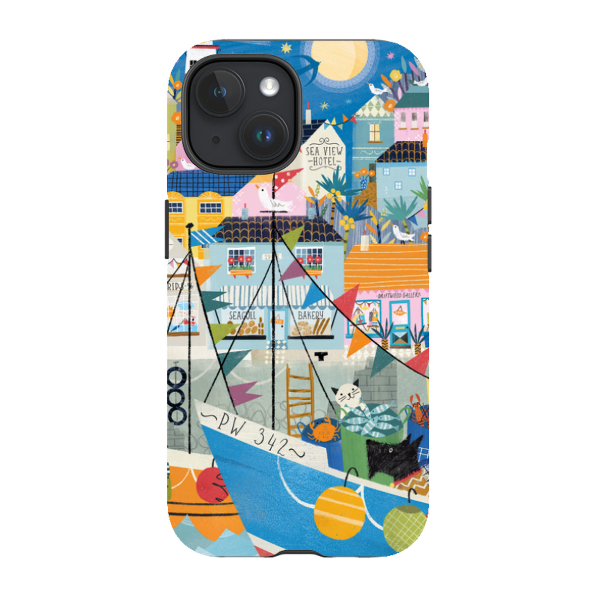 iPhone MagSafe Tough Case – Night Harbour 1 von Ali Brookes