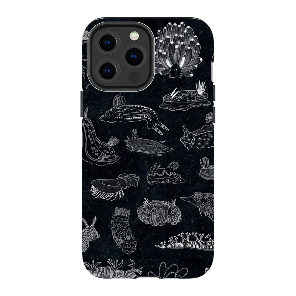 iPhone MagSafe Tough Case - Nudibranch Line Drawing By Katherine Quinn
