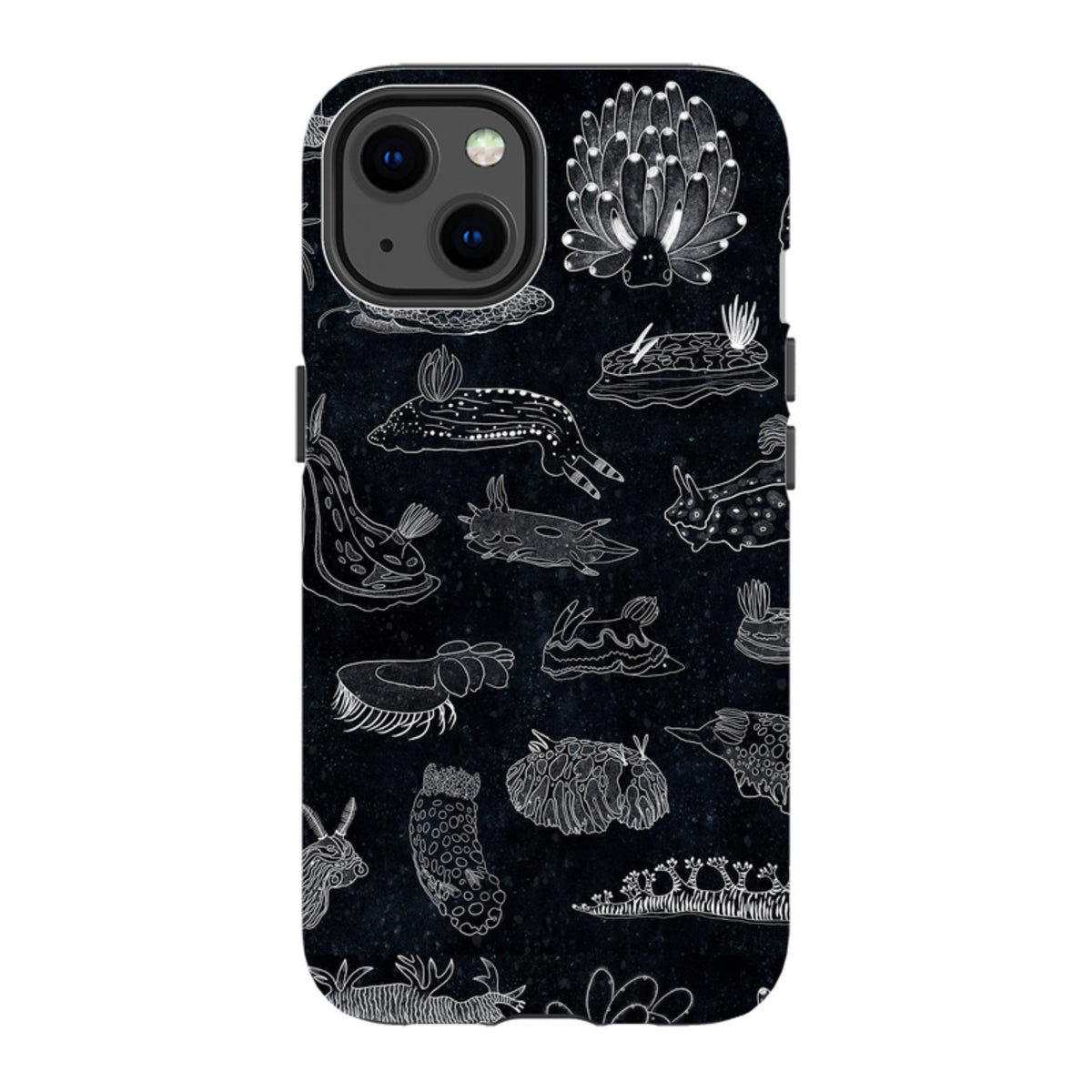 iPhone MagSafe Tough Case - Nudibranch Line Drawing By Katherine Quinn