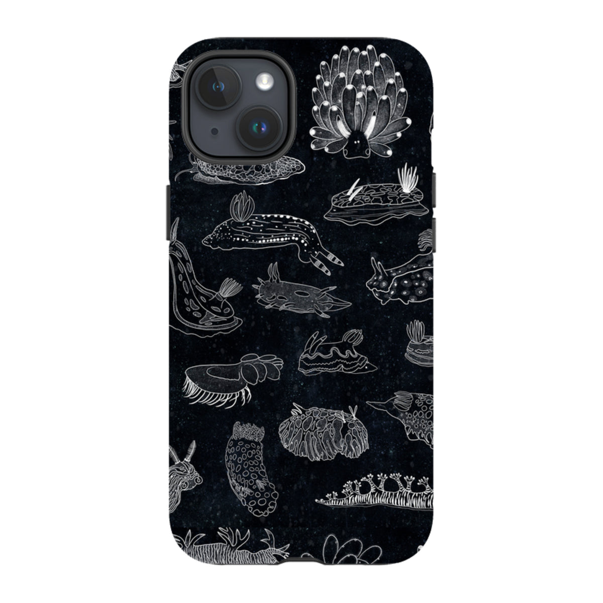 iPhone MagSafe Tough Case - Nudibranch Line Drawing By Katherine Quinn