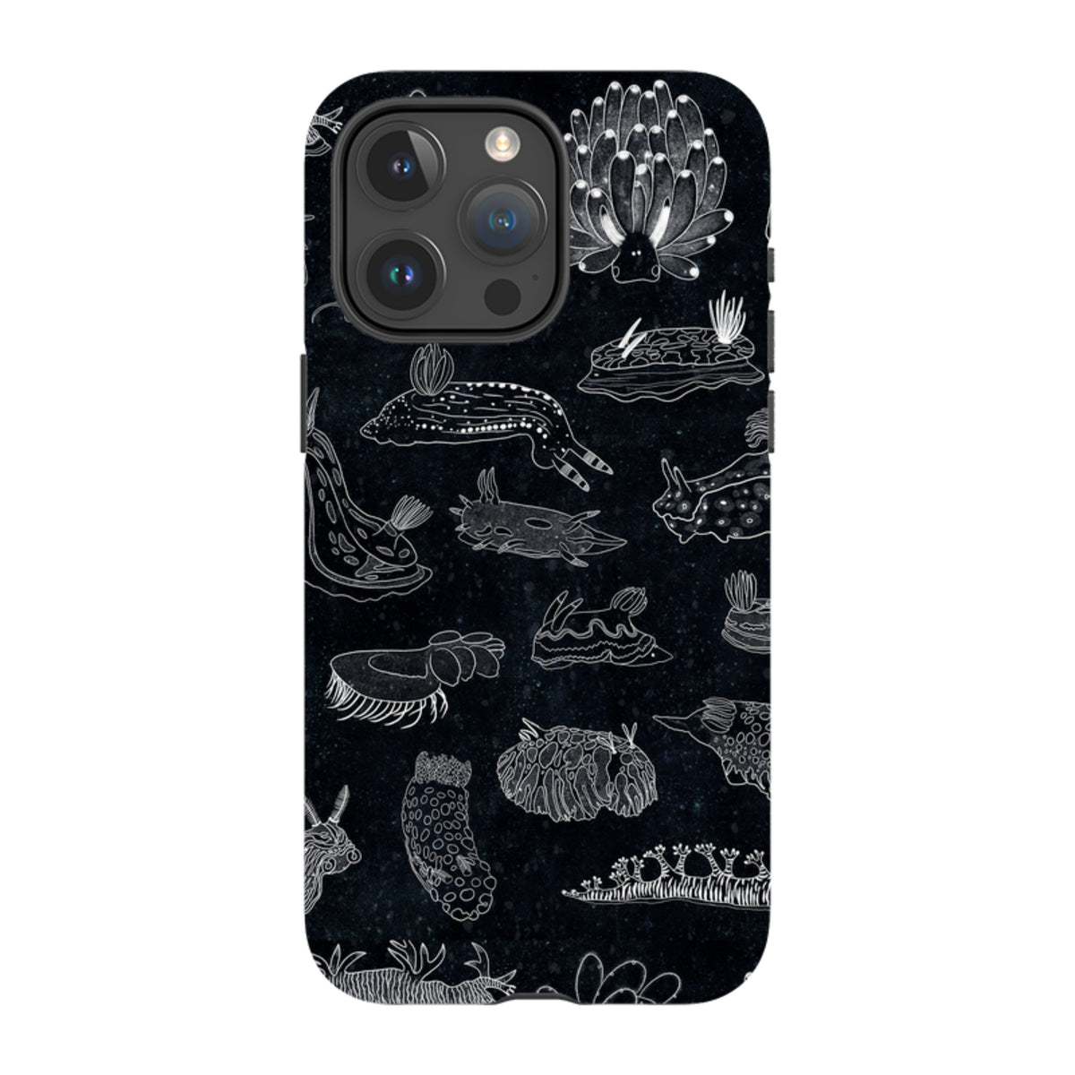 iPhone MagSafe Tough Case - Nudibranch Line Drawing By Katherine Quinn