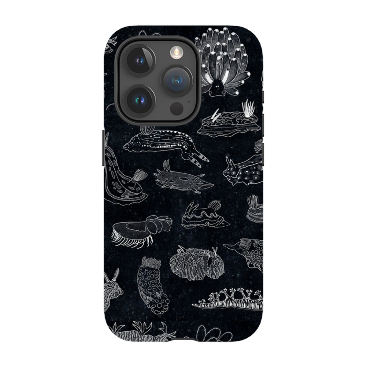 iPhone MagSafe Tough Case - Nudibranch Line Drawing By Katherine Quinn