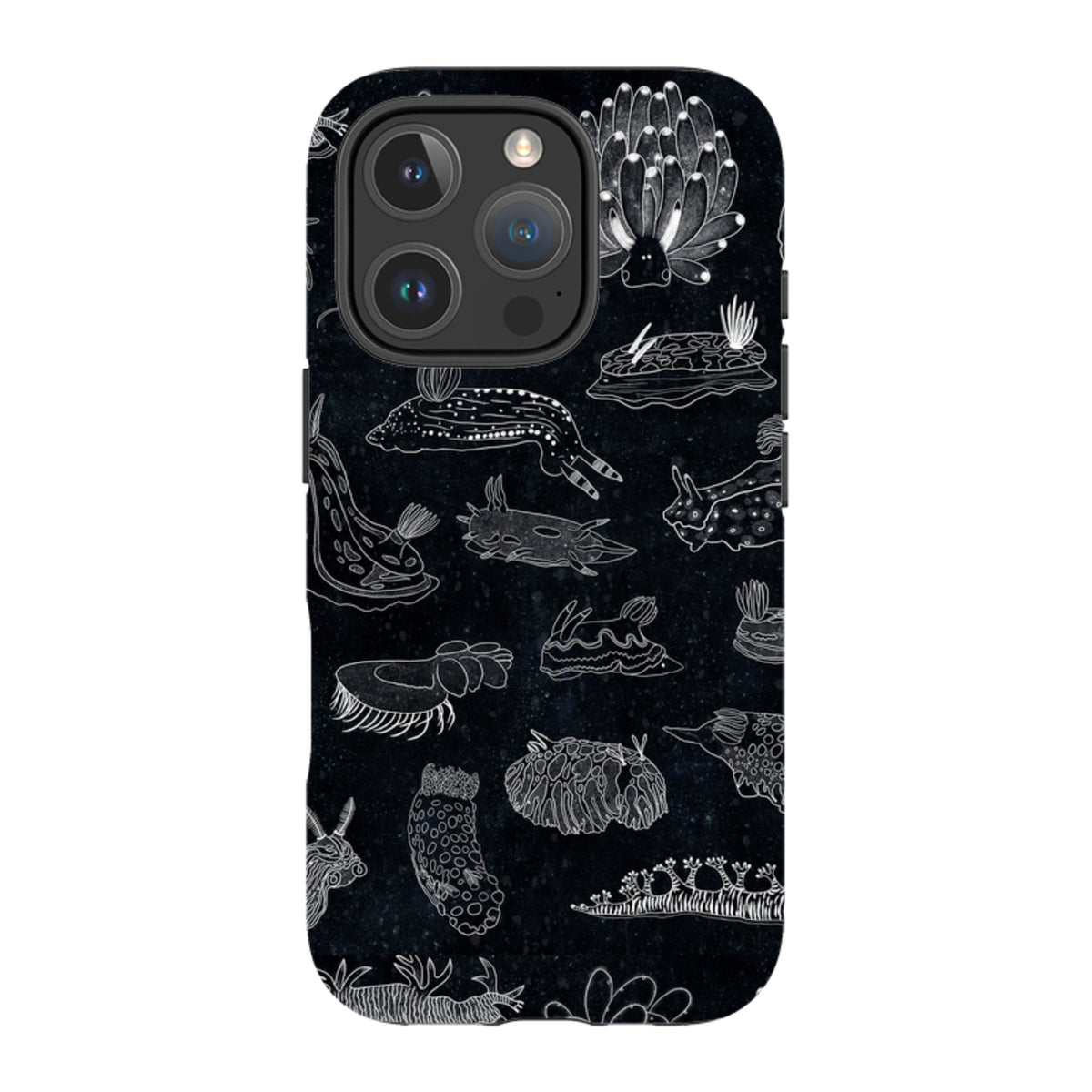 iPhone MagSafe Tough Case - Nudibranch Line Drawing By Katherine Quinn