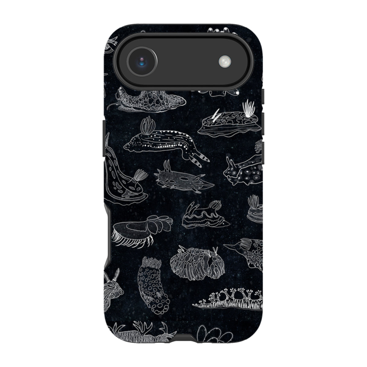 iPhone MagSafe Tough Case - Nudibranch Line Drawing By Katherine Quinn