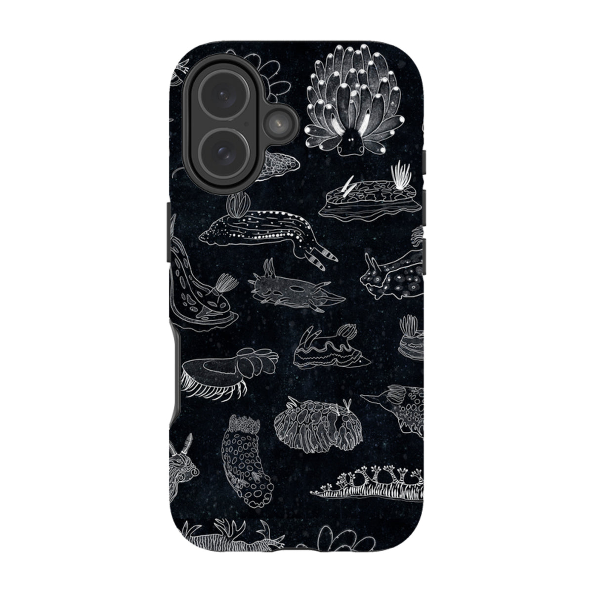 iPhone MagSafe Tough Case - Nudibranch Line Drawing By Katherine Quinn
