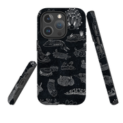 iPhone MagSafe Tough Case - Nudibranch Line Drawing By Katherine Quinn