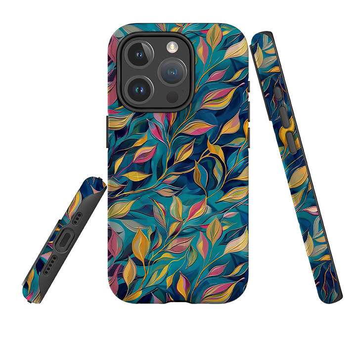 iPhone MagSafe Tough Case - Nutberry Leaves