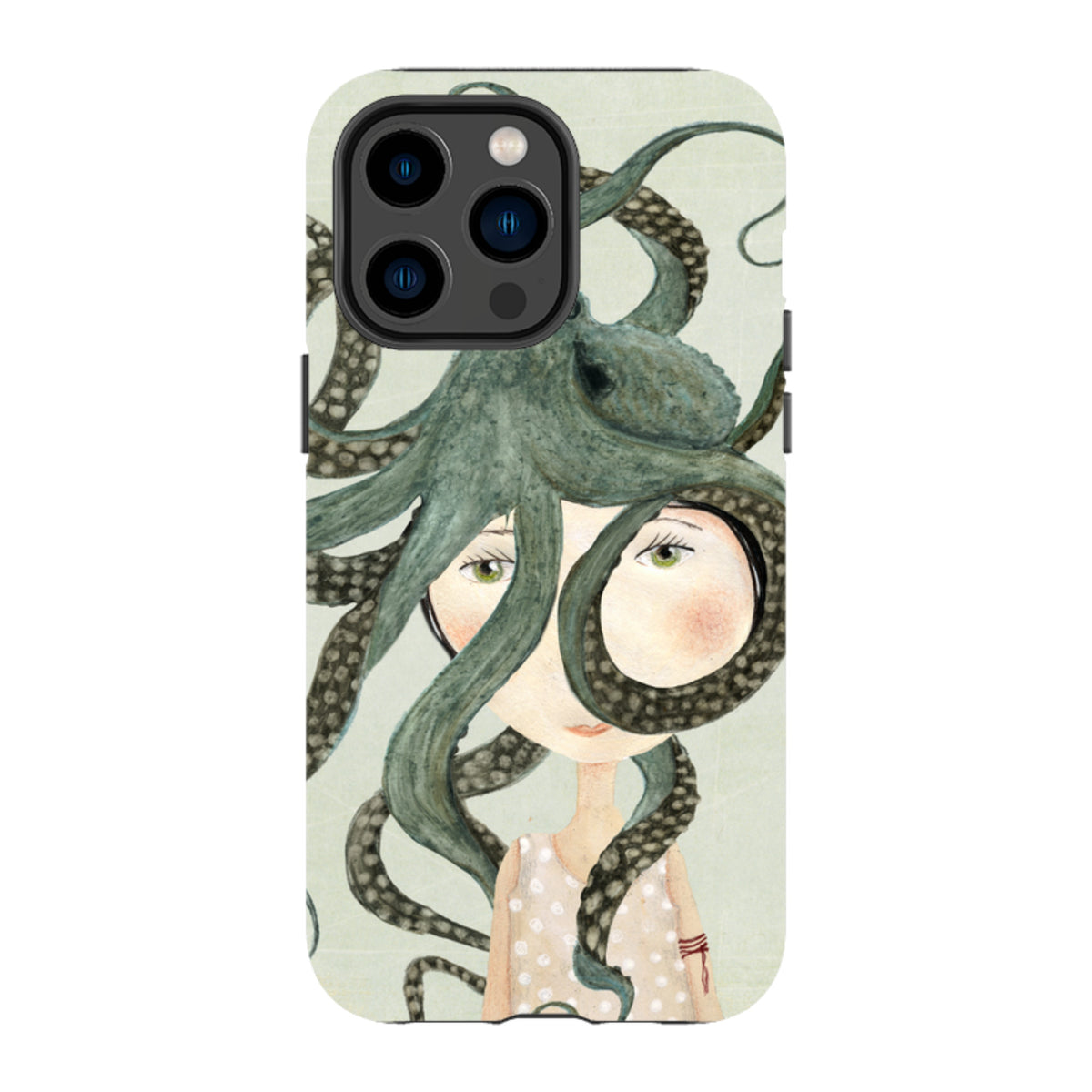 iPhone MagSafe Tough Case - Octopus Girl By Katherine Quinn