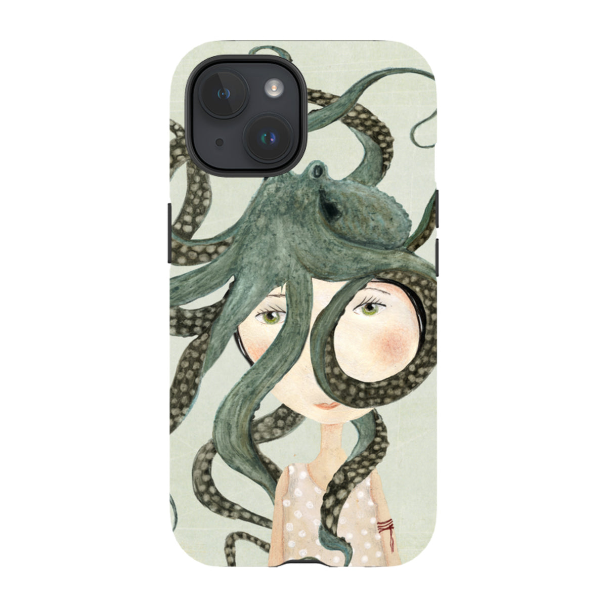 iPhone MagSafe Tough Case - Octopus Girl By Katherine Quinn