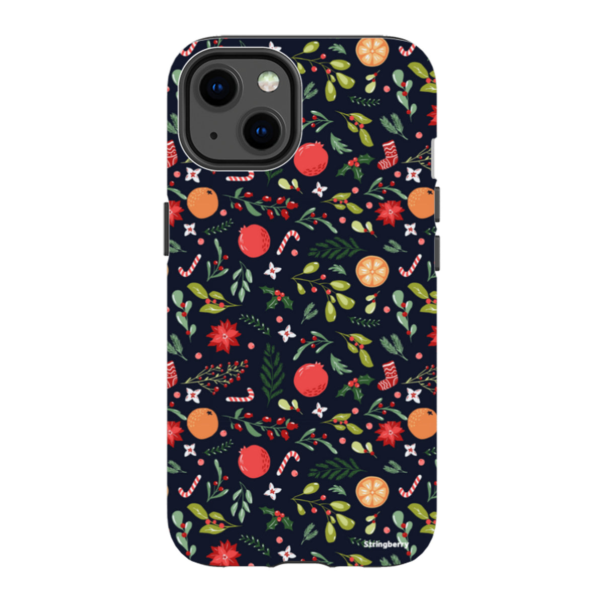 iPhone MagSafe Tough Case - Oranges and Candy Canes II