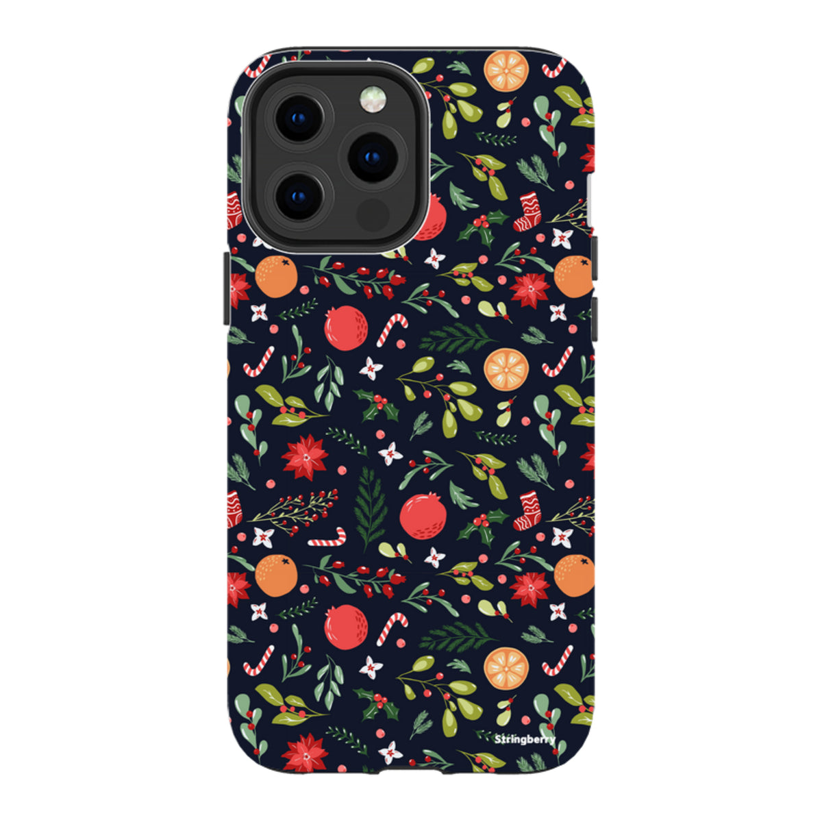 iPhone MagSafe Tough Case - Oranges and Candy Canes II