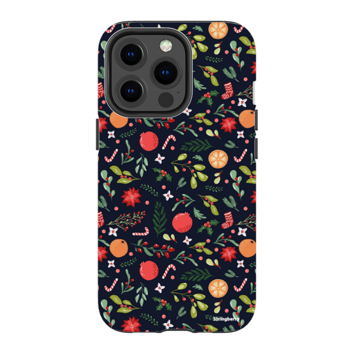 iPhone MagSafe Tough Case - Oranges and Candy Canes II