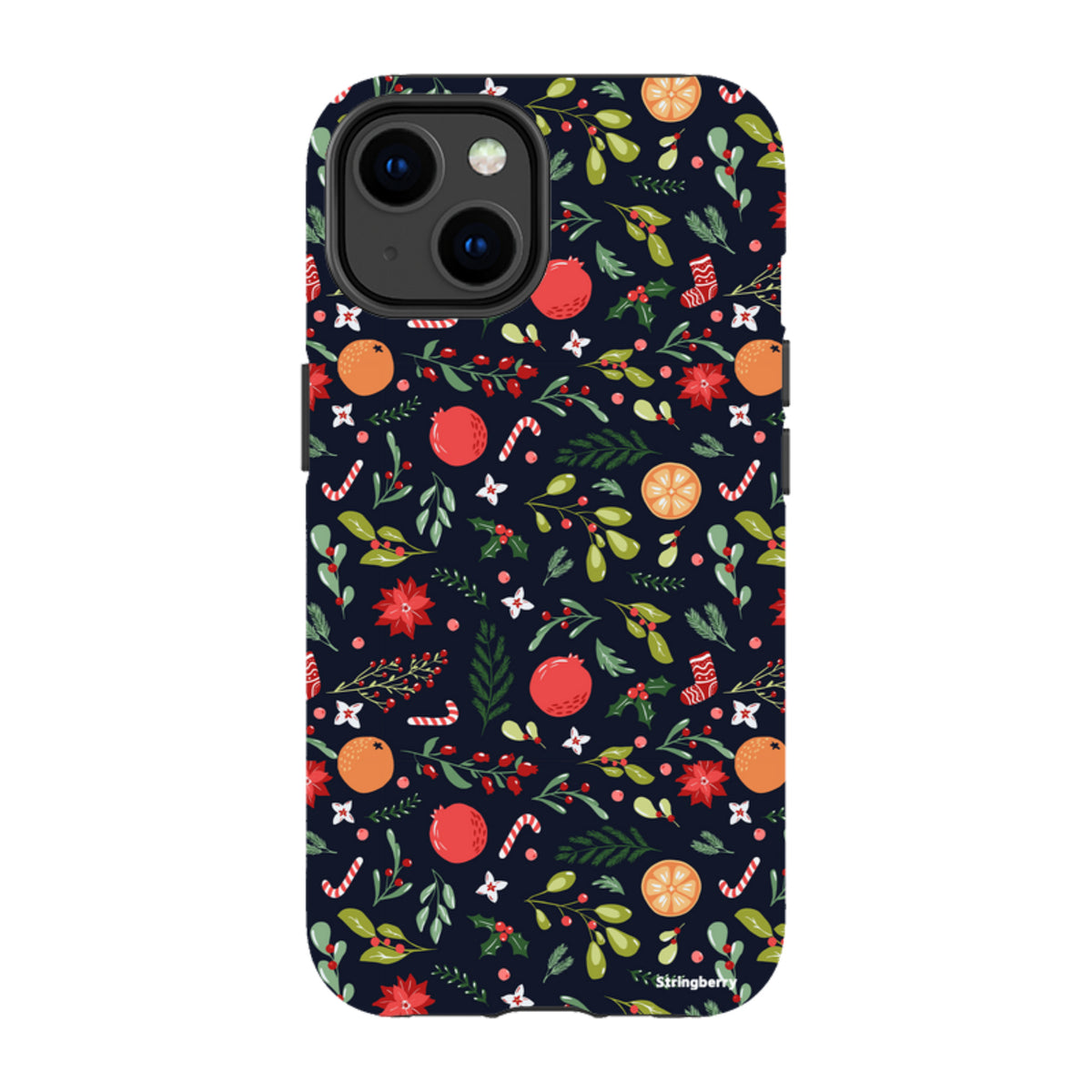 iPhone MagSafe Tough Case - Oranges and Candy Canes II