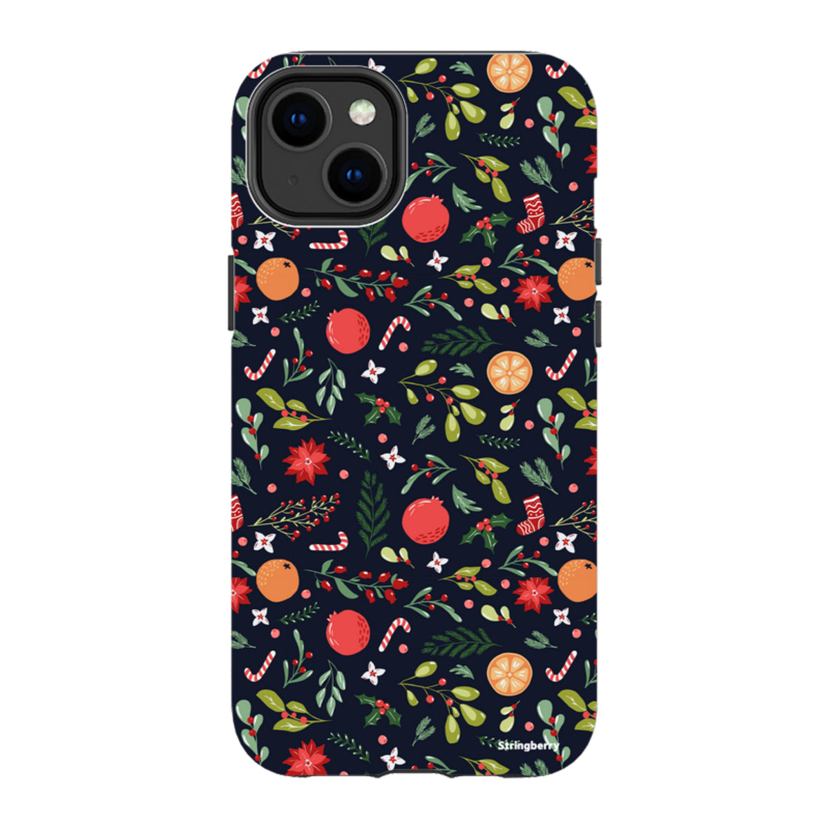 iPhone MagSafe Tough Case - Oranges and Candy Canes II